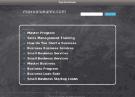 maxvalueuniv.com
