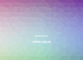 Mbsa.org.za