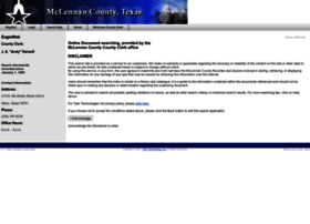 Mclennantx.countygovernmentrecords.com