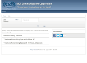 Mdscom.applicantpro.com