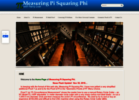 Measuringpisquaringphi.com