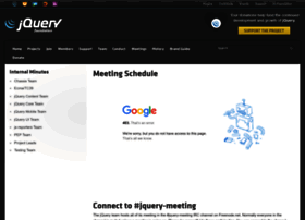 Meetings.jquery.org