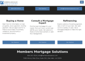 Membersmortgagesolutions.mortgagexsites.com