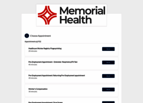 Memorialhealthsystem.acuityscheduling.com