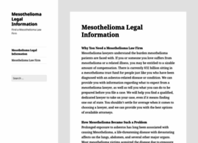 mesotheliomalegalinformation.com