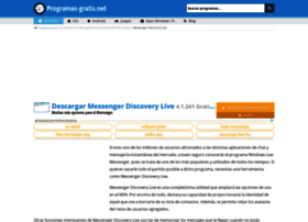 messenger-discovery-live.programas-gratis.net