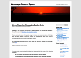 messengersupportspace.wordpress.com