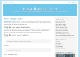 metalbarcodelabel.com