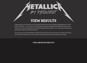 Metallicabyrequest.com