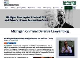 Michigancriminaldefenselawyerblog.com