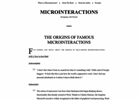 Microinteractions.com