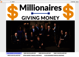 Millionairegivingmoney.blogspot.com