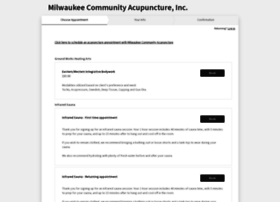 Milwaukeecommunityacupuncture.acuityscheduling.com