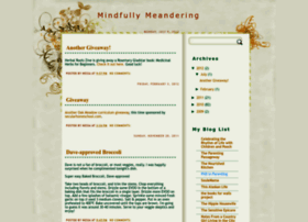 mindfullymeandering.blogspot.com