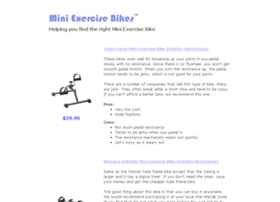 Miniexercisebike.com