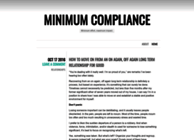 Minimumcompliance.wordpress.com