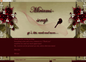 Miriams-scrap.blogspot.com
