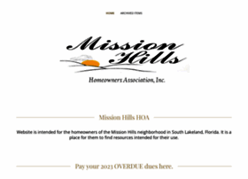 Missionhillshoa.com