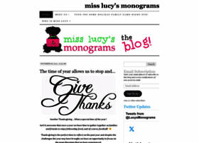 Misslucysmonograms.wordpress.com