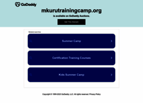 Mkurutrainingcamp.org