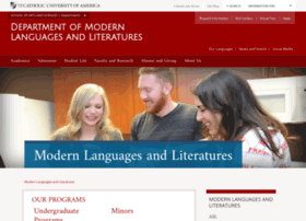Modernlanguages.cua.edu