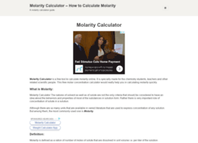 molaritycalculator.com