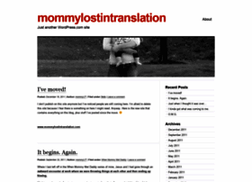 Mommylostintranslation.wordpress.com