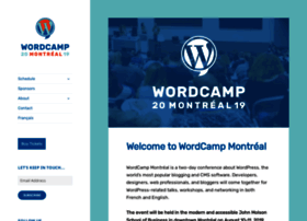Montreal.wordcamp.org