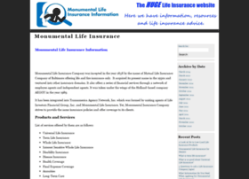 monumentallifeinsurance.org