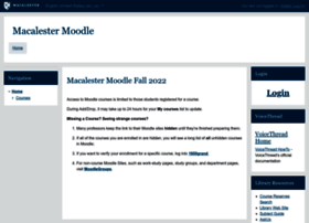 Moodle.macalester.edu