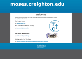 Moses.creighton.edu