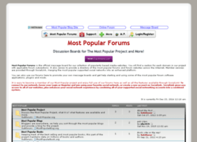 Mostpopularforums.com