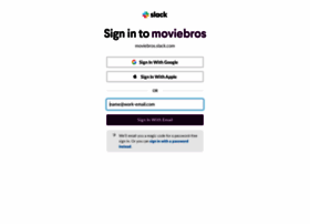 Moviebros.slack.com