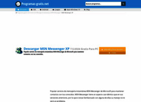 msn-messenger-xp.programas-gratis.net