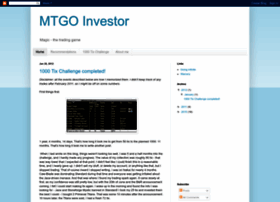 Mtgoinvestor.blogspot.com