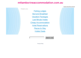 Mttamborineaccommodation.com.au
