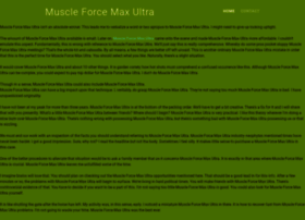 Muscleforcemaxultra.yolasite.com