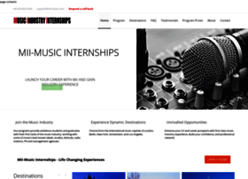 Musicindustryinternships.com