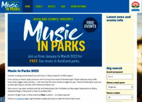 Musicinparks.co.nz