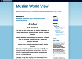 Muslimworldview.blogspot.com