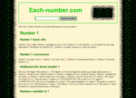 Mwww.each-number.com