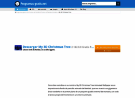 my-3d-christmas-tree-a-wallpaper.programas-gratis.net