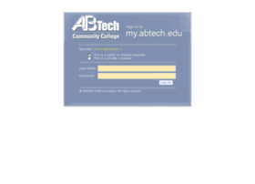 My.abtech.edu