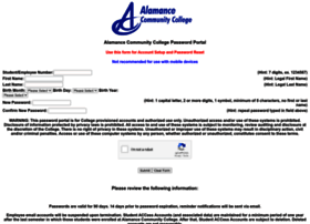 My.alamancecc.edu