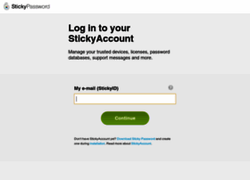 My.stickypassword.com