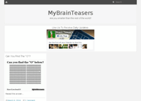 Mybrainteasers.com