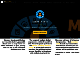 Mydata2018.org
