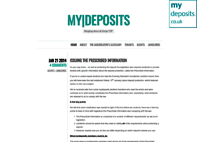 Mydepositsblog.wordpress.com