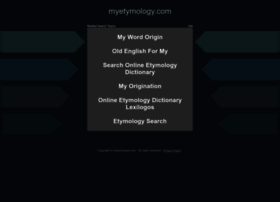 myetymology.com