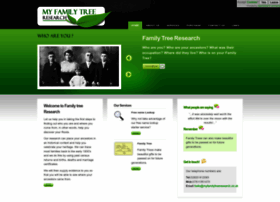 Myfamilytreeresearch.co.uk